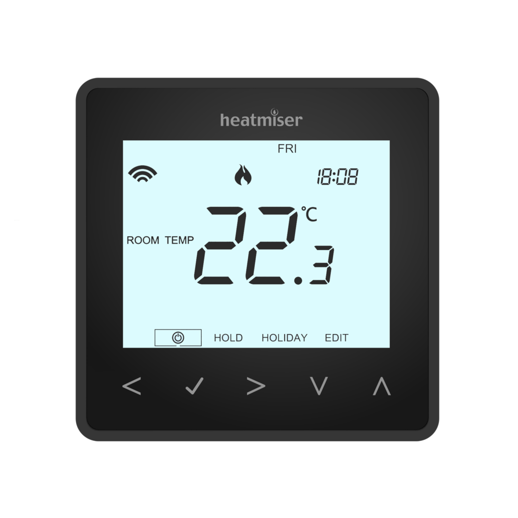 Heatmiser NeoAir V BK Wireless Smart Thermostat Norlux