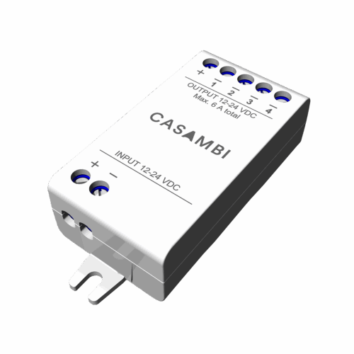 CBU 4-channel 12/24Vdc dimmer Casambi