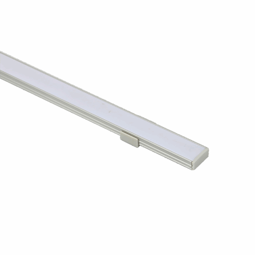 Profile U1 Alu 2m 17,4x8,2mm incl f. cover,end cap, clips