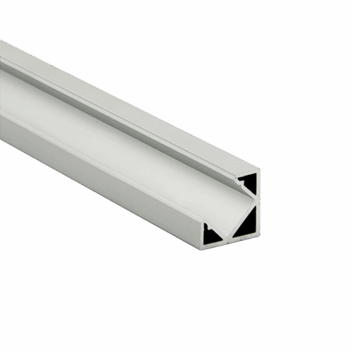 Profile Corner Alu 2m 18,5x18,5mm incl f. cover, cap, clips