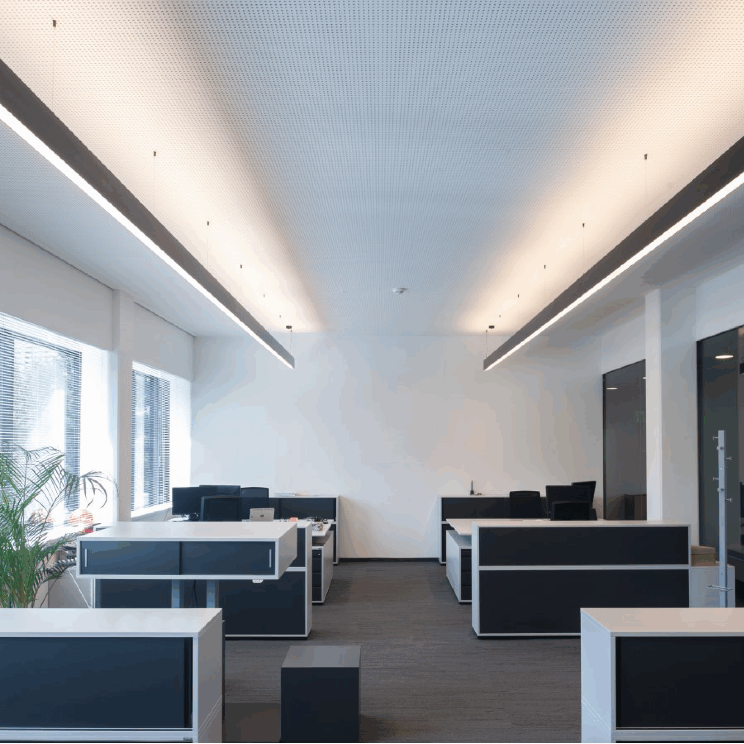 Log Out Pendant 4980lm 930 50W WH