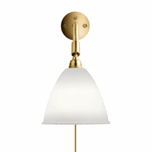 Bestlite BL7 Wall Lamp Bone w/Switch China/Brass