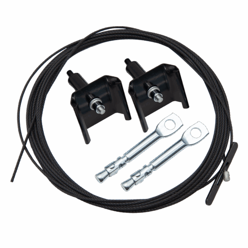 Wirekit 4m complete w/snap-on for Global Pro/Pulse 10pk BK