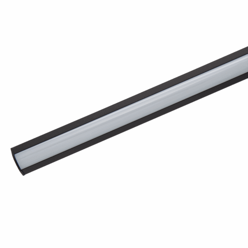 Profile Corner BK 2m 18,5x18,5mm incl f. cover, cap, clips