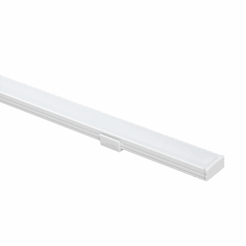 Profile U1 WH 2m 17,4x8,2mm incl f. cover,end cap, clips