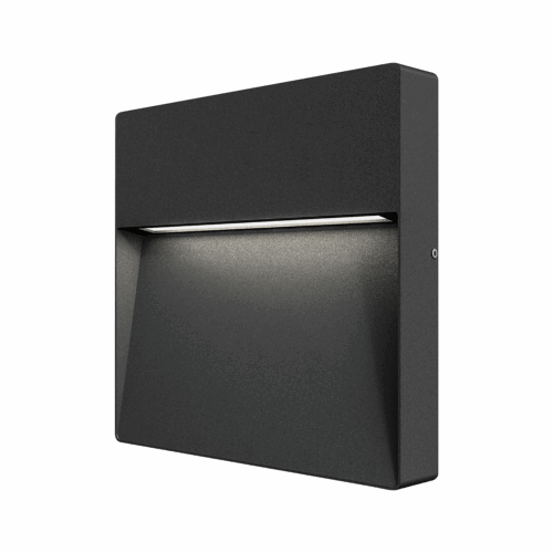 Chara Square 750lm 830 9W Dark Grey