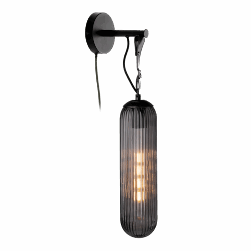 Tubus Wall E27 max 25W Smoked glass