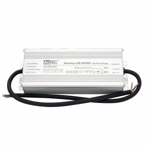 Driver 24V cv 100W Phasecut IP67 AcTec