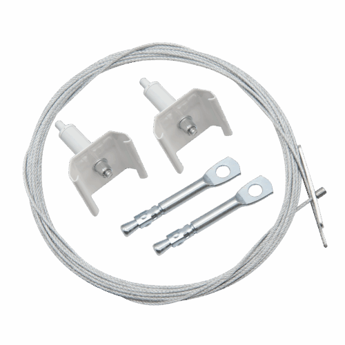 Wirekit 8m complete w/snap-on for Global Pro/Pulse 10pk WH