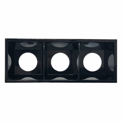 Cold 3 Front Ring Black