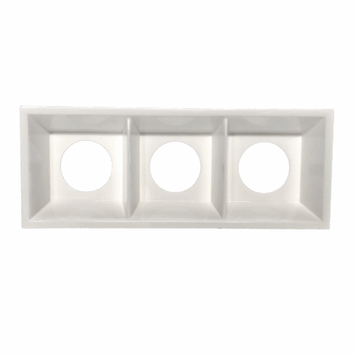 Cold 3 Front Ring White