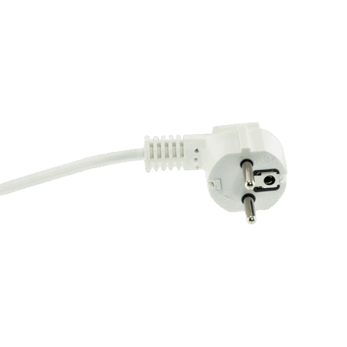 Power Cable 3m 3x0,75mm² w/ Schuko-plug/ free end WH