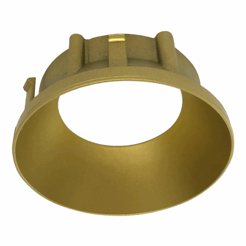 Kappa Round Front Ring Gold