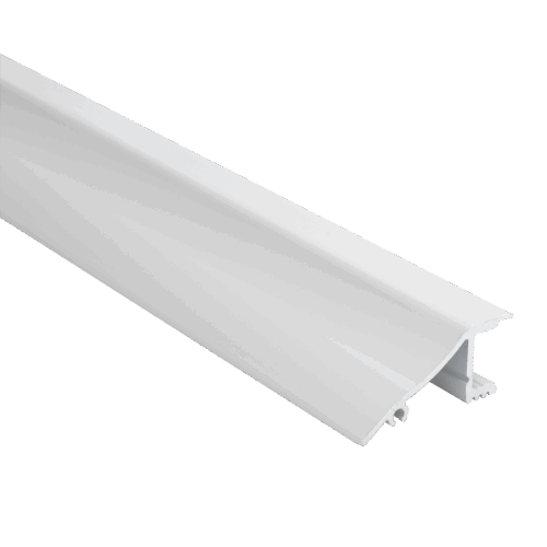 Profile W WH 2m 40,7x17,9mm incl f. cover,end cap, clips