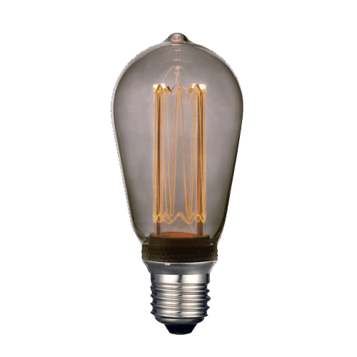Ledbulb Future 20lm 1W E27 LED Smoky Edison 64mm