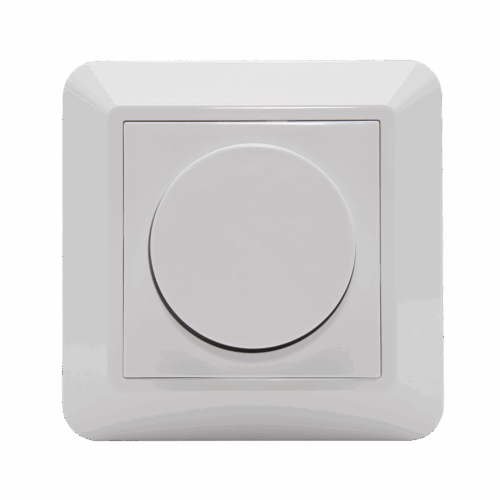 Dimmer Phase-cut Rotary 10-280W LED WH