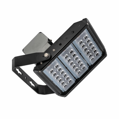 Flood 9000lm 740 70° IP65 90W 5m cable BK/GR