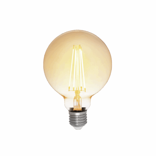 LED DEC FG AM G95 5W/822 E27 DIM BX