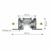 Global Base Track Recessed 1-circuit 2m BK