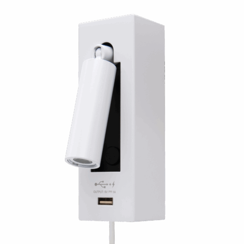 Lorenzo wall 830 w/USB WH 2m cable Euro