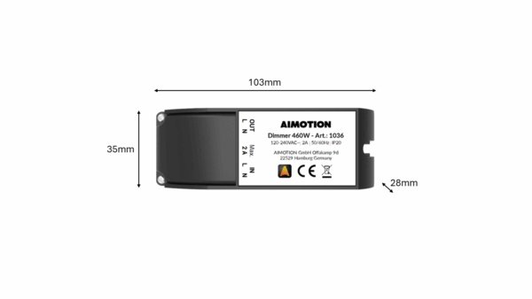 CBU 460W dimmer Casambi - Bilde 3
