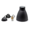 Gong Pendant E27 Max53W Ø:252mm 1,5m  BK