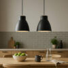 Gong Pendant E27 Max53W Ø:252mm 1,5m  BK