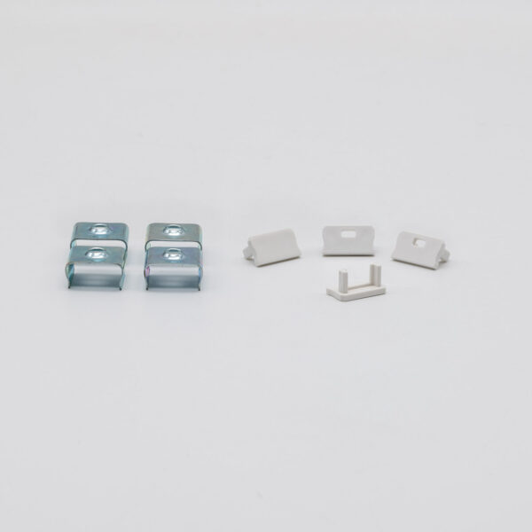 Profile Type A 16x9,28mm WH 2,02 m inc/end caps, clips