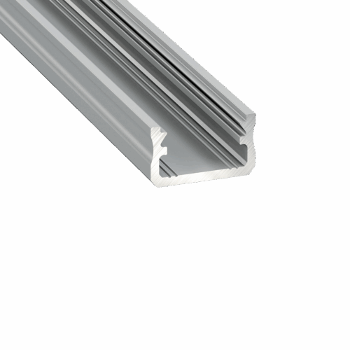 Profile Type A 16x9,28mm ALU 2,02m inc/end caps, clips