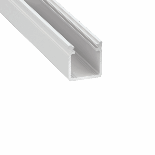 Profile Type Y 17x18mm WH 2,02 m inc/end caps, clips