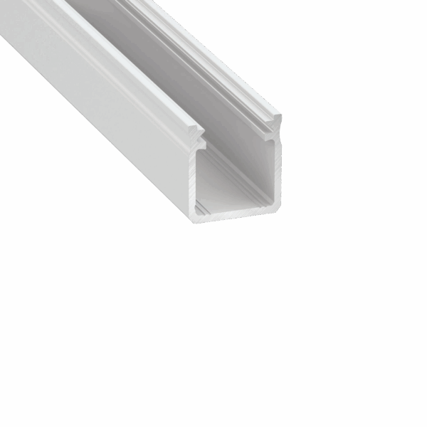 Profile Type Y 17x18mm WH 2,02 m inc/end caps, clips