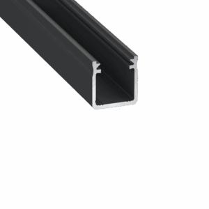 Profile Type Y 17x18mm BK 2.02m inc/end caps, clips