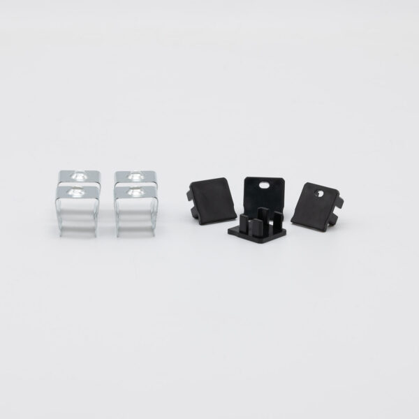 Profile Type Y 17x18mm  BK 2,02m inc/end caps, clips