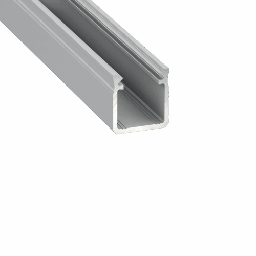 Profile Type Y 17x18mm  ALU 2,02m inc/end caps, clips