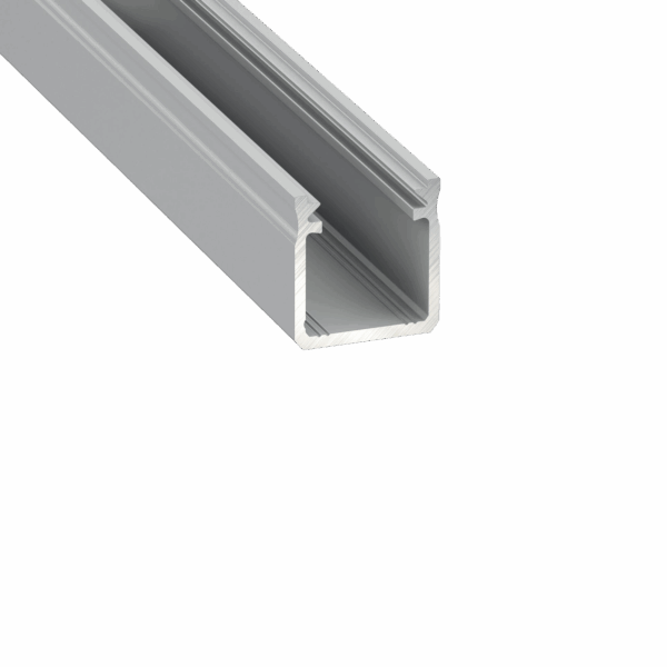 Profile Type Y 17x18mm  ALU 2,02m inc/end caps, clips