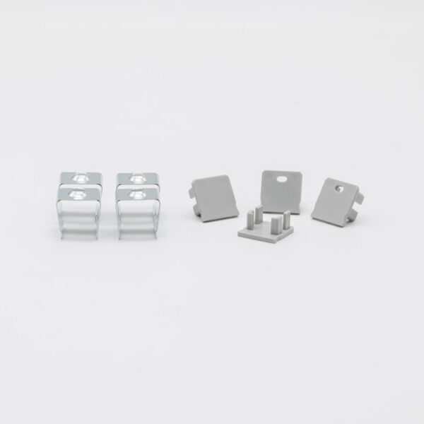 Profile Type Y 17x18mm  ALU 2,02m inc/end caps, clips