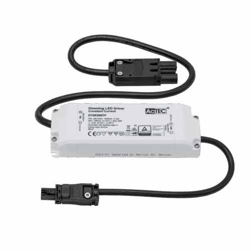 Driver 700mA cc 30W 21-43V Phasecut AcTec 18i3 Male/EPN0034