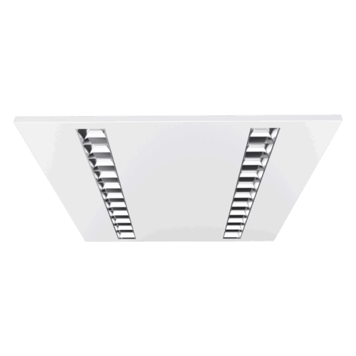 Panel Sky Dual 595x595 5000lm 840 36W WH/BS louvre IK08 DALI