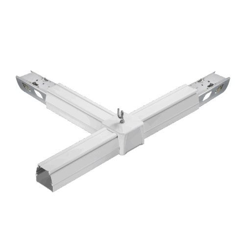 Trunk T Node Con left feed in mid&right feed out 8 wire WH