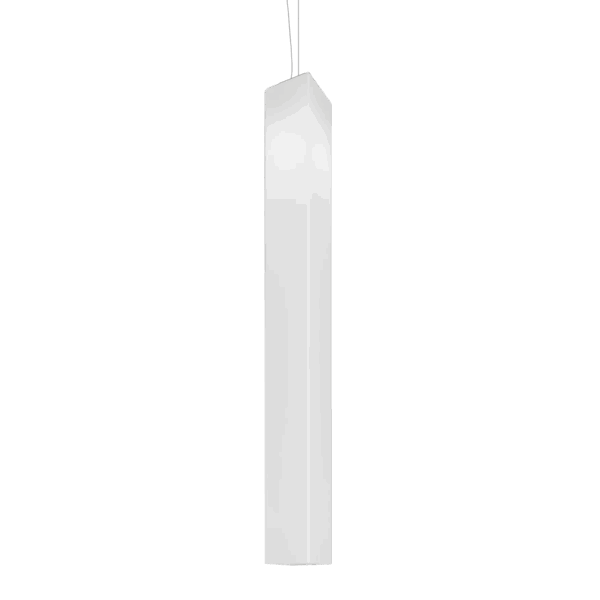 Tubes SP 120 77W E27 Matt Nickel Frame White Glossy Glass
