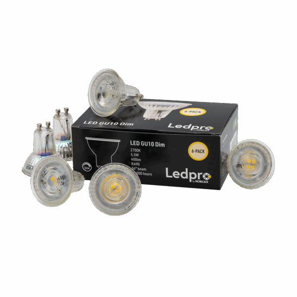 Ledpro MASTER 400lm 5,5W GU10 927 36° Dim 6-pack