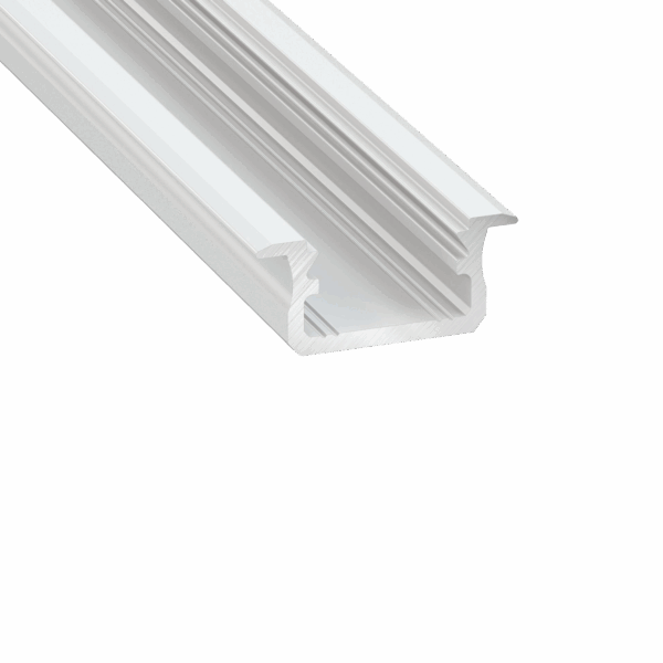 Profile Type B recessed WH 2,02 m inc/end caps