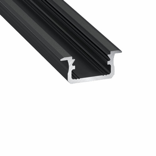 Profile Type B recessed BK 2,02 m inc/end caps