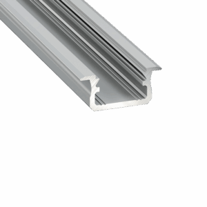 Profile Type B recessed ALU 2,02m inc/end caps