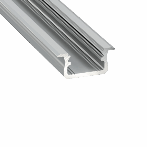 Profile Type B recessed ALU 2,02m inc/end caps