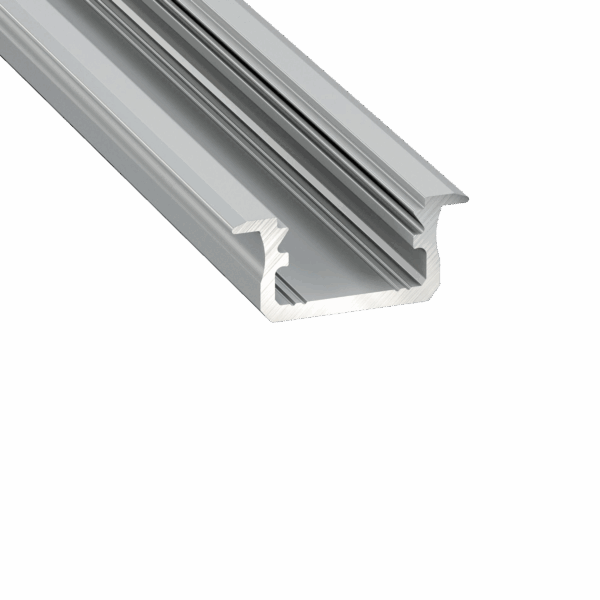 Profile Type B recessed ALU 2,02m inc/end caps