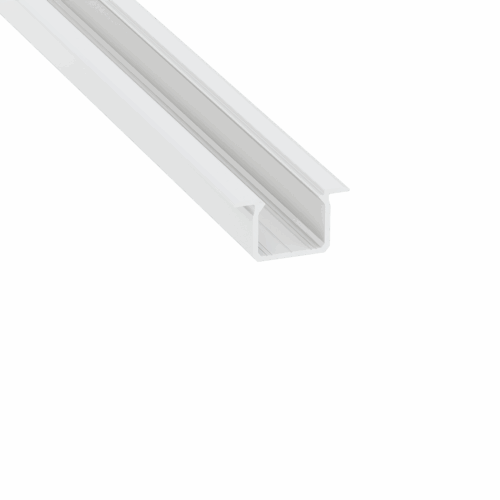 Profile Type U recessed WH 2,02 m inc/end caps