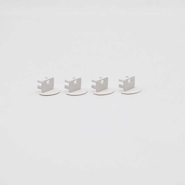 Profile Type U recessed WH 2,02 m inc/end caps