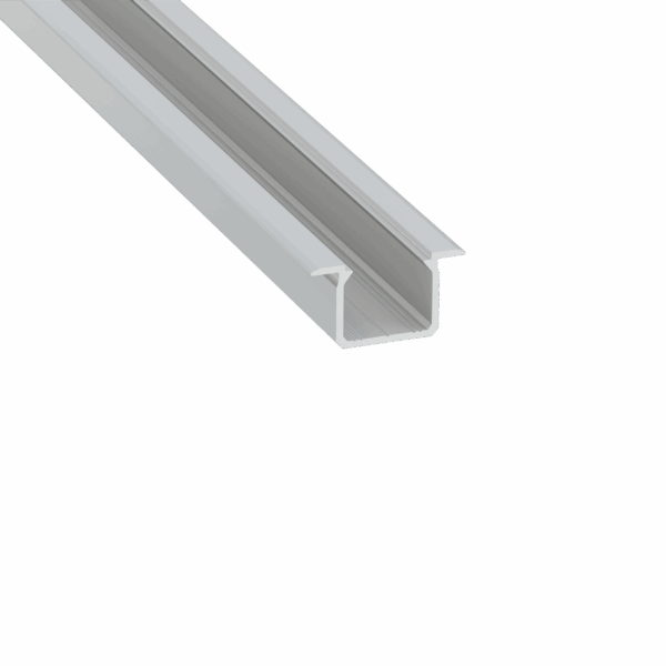 Profile Type U recessed ALU 2,02m inc/end caps