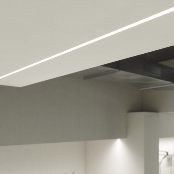 Profile Type Falco recessed BK 2,02m inc/end caps